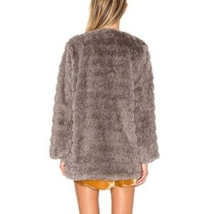 Revolve Tularosa Ricci Faux Fuzzy Fur Jacket